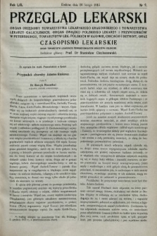 Przegląd Lekarski oraz Czasopismo Lekarskie. 1914, nr 9