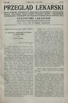 Przegląd Lekarski oraz Czasopismo Lekarskie. 1914, nr 10