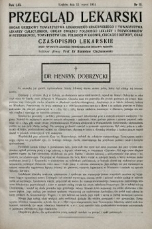 Przegląd Lekarski oraz Czasopismo Lekarskie. 1914, nr 11