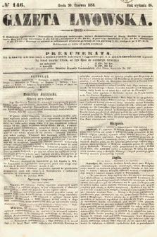 Gazeta Lwowska. 1858, nr 146
