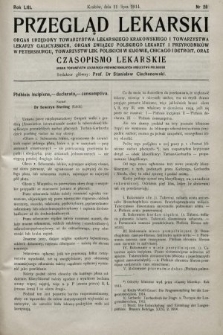 Przegląd Lekarski oraz Czasopismo Lekarskie. 1914, nr 28