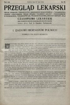 Przegląd Lekarski oraz Czasopismo Lekarskie. 1914, nr 29