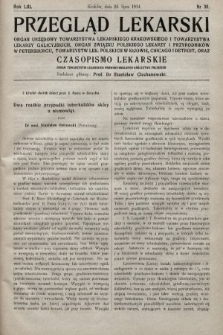 Przegląd Lekarski oraz Czasopismo Lekarskie. 1914, nr 30