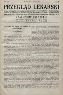 Przegląd Lekarski oraz Czasopismo Lekarskie. 1914, nr 32