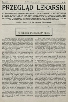 Przegląd Lekarski oraz Czasopismo Lekarskie. 1916, nr 10