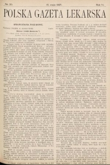 Polska Gazeta Lekarska. 1927, nr 20