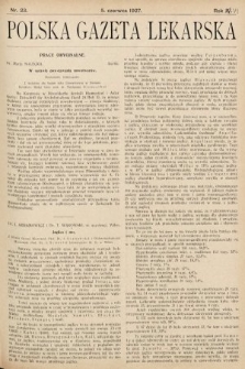 Polska Gazeta Lekarska. 1927, nr 23