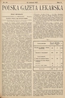 Polska Gazeta Lekarska. 1927, nr 24