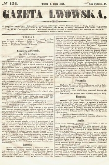 Gazeta Lwowska. 1858, nr 151