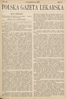 Polska Gazeta Lekarska. 1927, nr 40