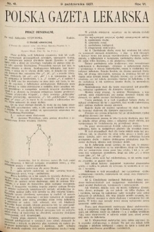 Polska Gazeta Lekarska. 1927, nr 41