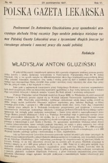 Polska Gazeta Lekarska. 1927, nr 43