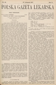 Polska Gazeta Lekarska. 1927, nr 48