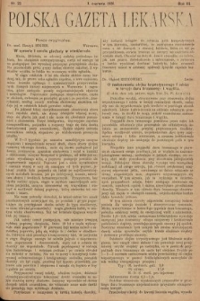 Polska Gazeta Lekarska : dawniej Gazeta Lekarska, Przegląd Lekarski oraz Czasopismo Lekarskie i Lwowski Tygodnik Lekarski. 1924, nr 22