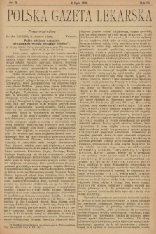 Polska Gazeta Lekarska : dawniej Gazeta Lekarska, Przegląd Lekarski oraz Czasopismo Lekarskie i Lwowski Tygodnik Lekarski. 1924, nr 27