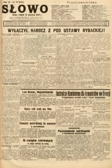 Słowo. 1937, nr 14