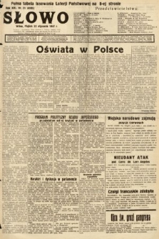 Słowo. 1937, nr 21