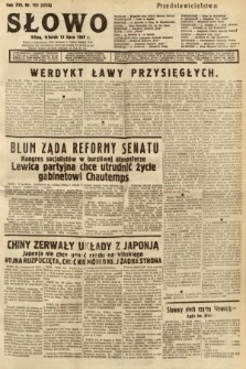 Słowo. 1937, nr 191