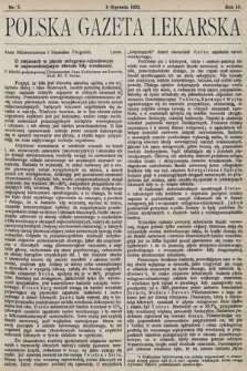 Polska Gazeta Lekarska. 1922, nr 2