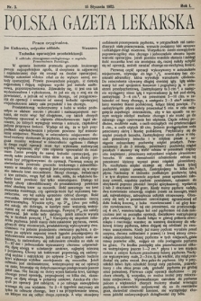 Polska Gazeta Lekarska. 1922, nr 3