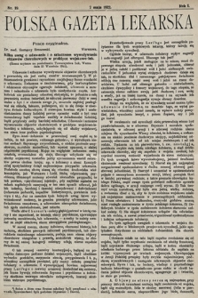 Polska Gazeta Lekarska. 1922, nr 19