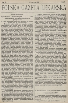 Polska Gazeta Lekarska. 1922, nr 24
