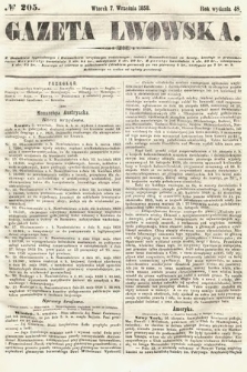 Gazeta Lwowska. 1858, nr 205