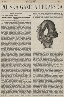 Polska Gazeta Lekarska. 1922, nr 36