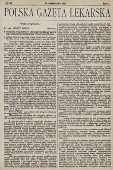 Polska Gazeta Lekarska. 1922, nr 42