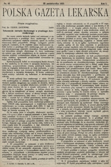 Polska Gazeta Lekarska. 1922, nr 43