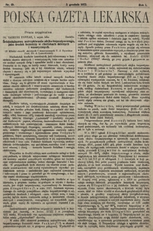 Polska Gazeta Lekarska. 1922, nr 49