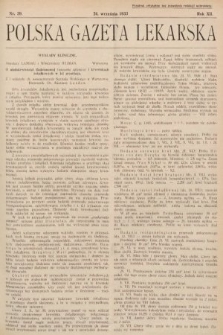 Polska Gazeta Lekarska. 1933, nr 39