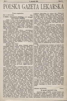 Polska Gazeta Lekarska. 1925, nr 1