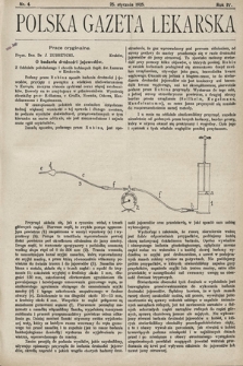 Polska Gazeta Lekarska. 1925, nr 4