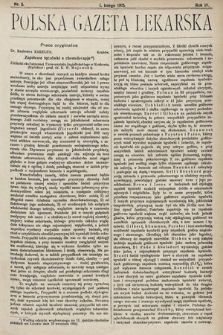 Polska Gazeta Lekarska. 1925, nr 5