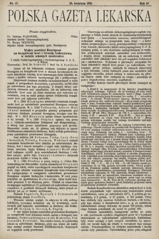 Polska Gazeta Lekarska. 1925, nr 17