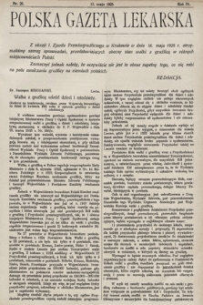 Polska Gazeta Lekarska. 1925, nr 20