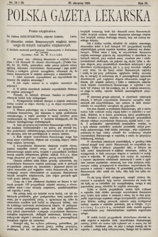 Polska Gazeta Lekarska. 1925, nr 34