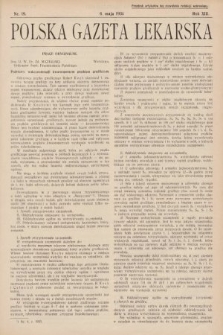 Polska Gazeta Lekarska. 1934, nr 19