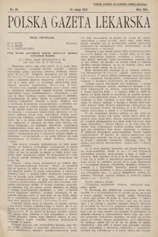 Polska Gazeta Lekarska. 1934, nr 20