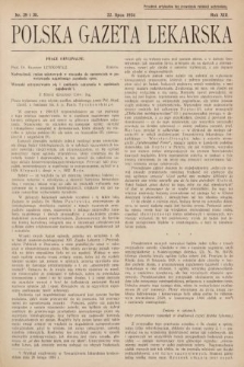 Polska Gazeta Lekarska. 1934, nr 29 i 30