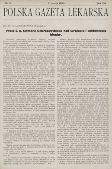 Polska Gazeta Lekarska. 1929, nr 9