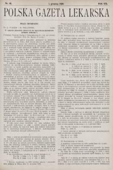Polska Gazeta Lekarska. 1929, nr 48