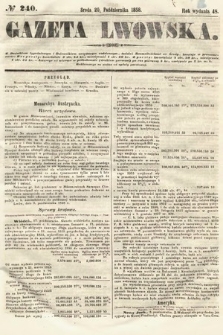 Gazeta Lwowska. 1858, nr 240