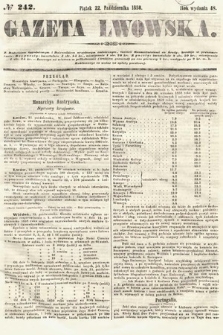 Gazeta Lwowska. 1858, nr 242