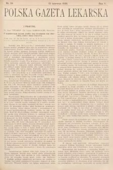 Polska Gazeta Lekarska. 1926, nr 24