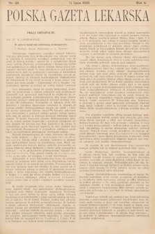 Polska Gazeta Lekarska. 1926, nr 28