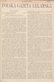 Polska Gazeta Lekarska. 1926, nr 38