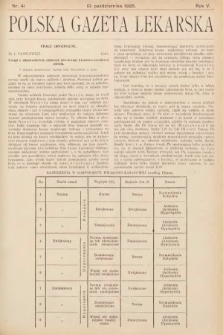 Polska Gazeta Lekarska. 1926, nr 41