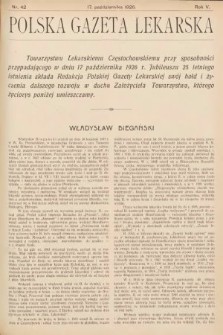 Polska Gazeta Lekarska. 1926, nr 42